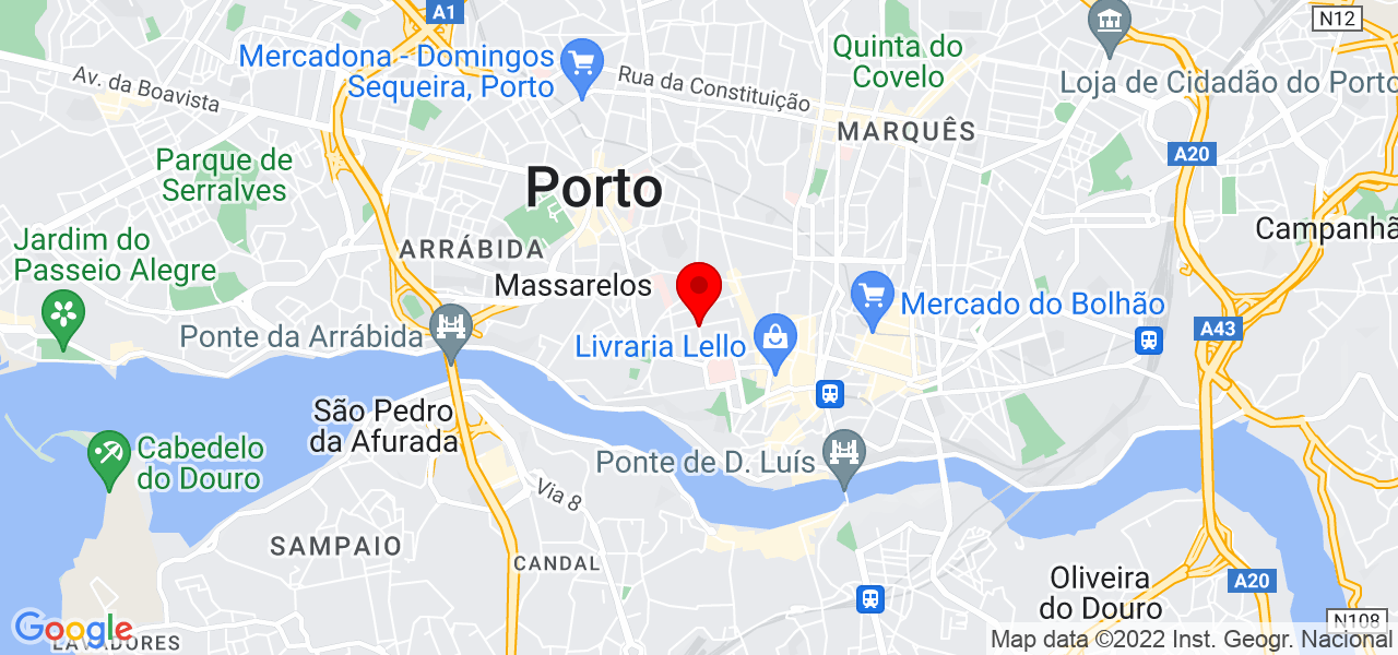 Eduardo Ferr&atilde;o - Porto - Porto - Mapa