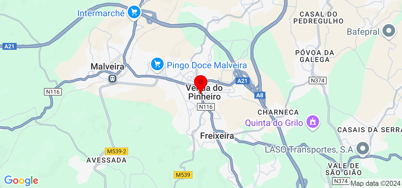 Emanuel Ricardo - Lisboa - Mafra - Map