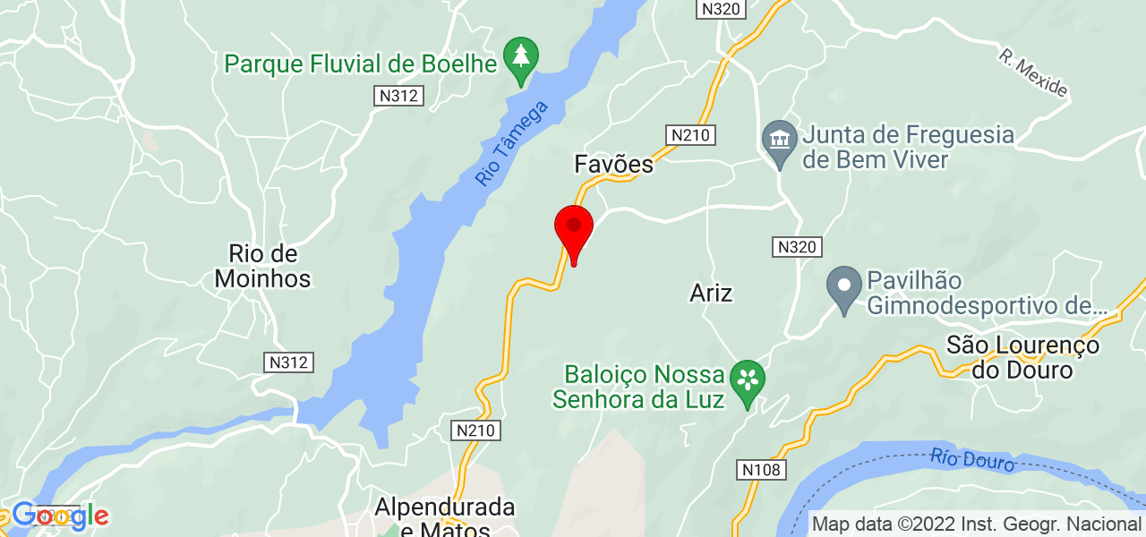 Ricardo Teixeira - Porto - Marco de Canaveses - Mapa
