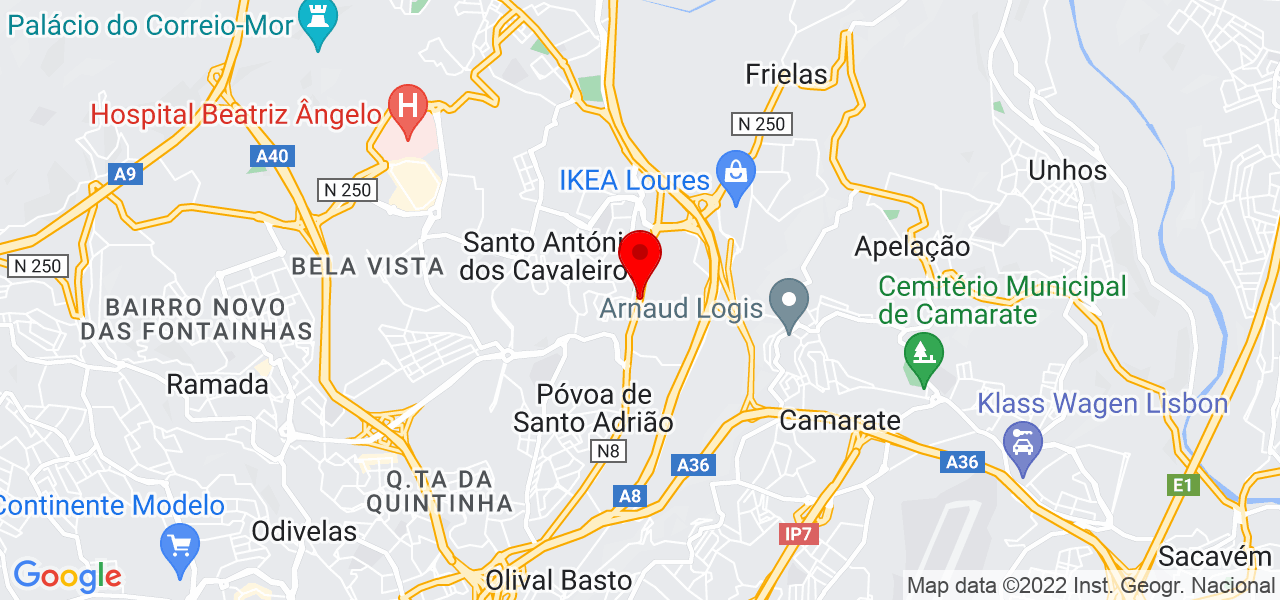 Casa organizada - Lisboa - Loures - Mapa