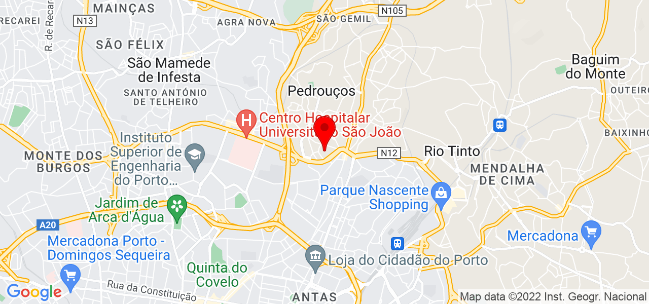 Gleyson assunção - Porto - Maia - Map