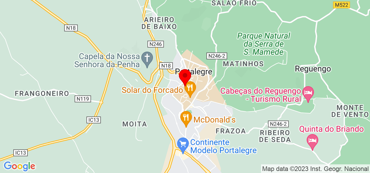 Milena - Portalegre - Portalegre - Mapa