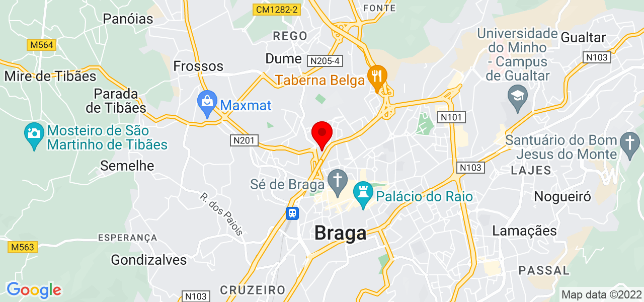 Sumaya costa leal melo - Braga - Braga - Mapa