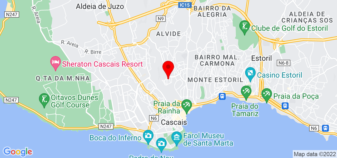 FILREGA, LDA - Lisboa - Cascais - Mapa