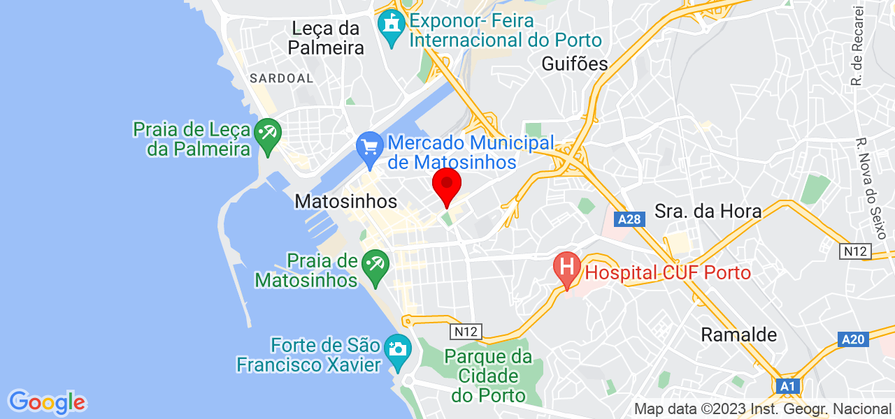 Cibele - Porto - Matosinhos - Mapa