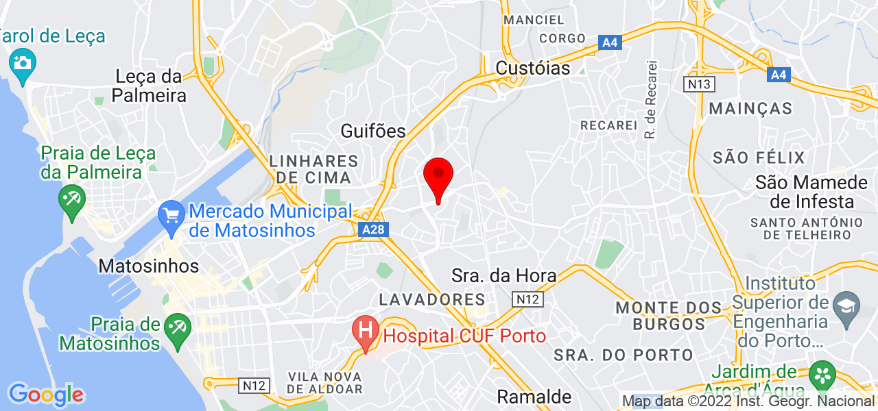Jorge Cardoso - Porto - Matosinhos - Mapa