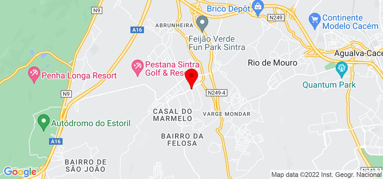 Rafael Martins - Lisboa - Sintra - Mapa