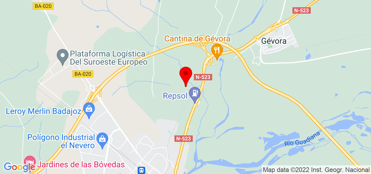 Yolanda - Extremadura - Badajoz - Mapa