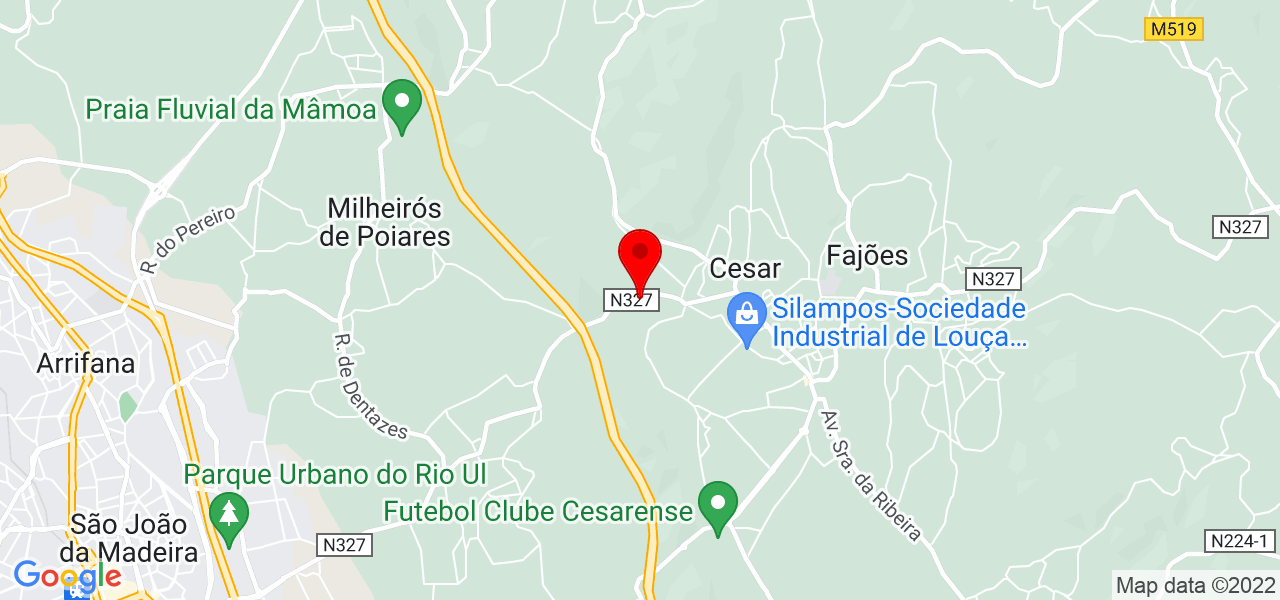 Vasco Miguel Santos Bastos - Aveiro - Oliveira de Azeméis - Mapa