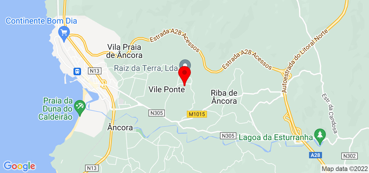 Marta - Viana do Castelo - Caminha - Mapa