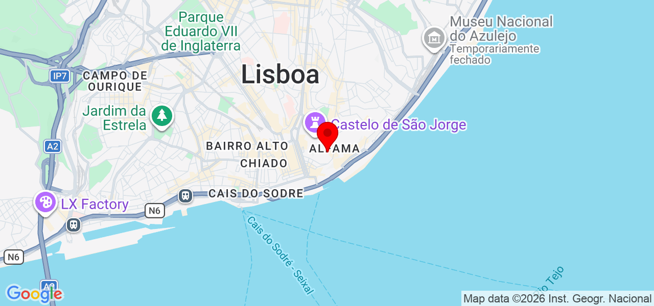 Guilherme Alves - Lisboa - Lisboa - Mapa