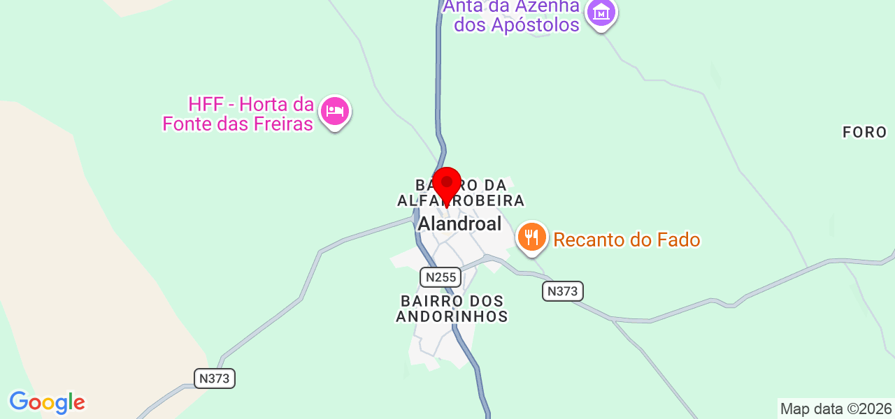 INOSCA - Évora - Alandroal - Mapa