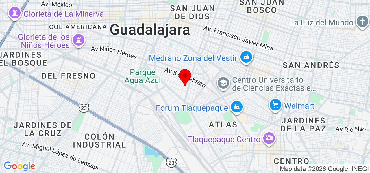DERKIN - Jalisco - Guadalajara - Mapa
