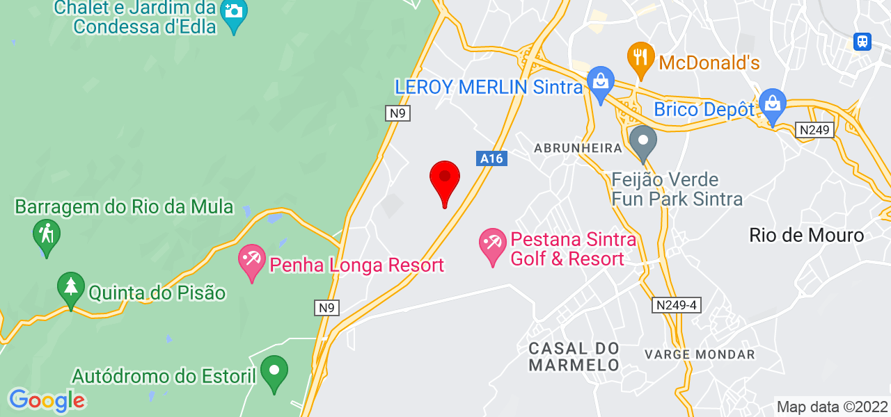 Sofia Brandão - Lisboa - Sintra - Karte