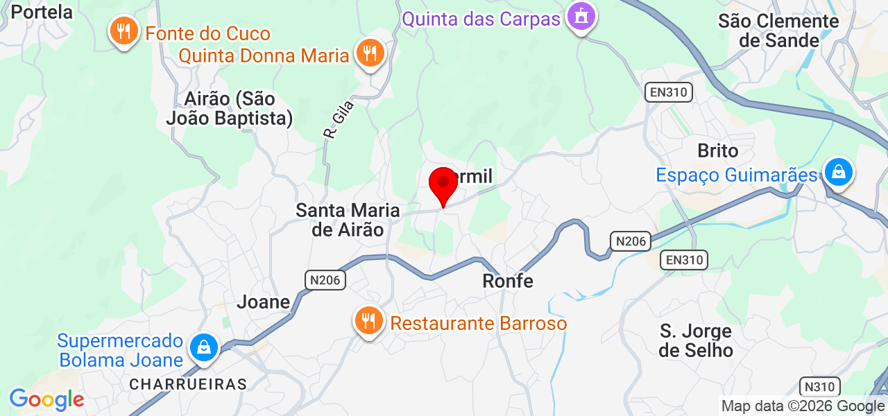 Filipe Pereira - Braga - Guimarães - Carte