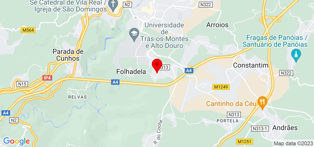 Regina - Vila Real - Vila Real - Karte