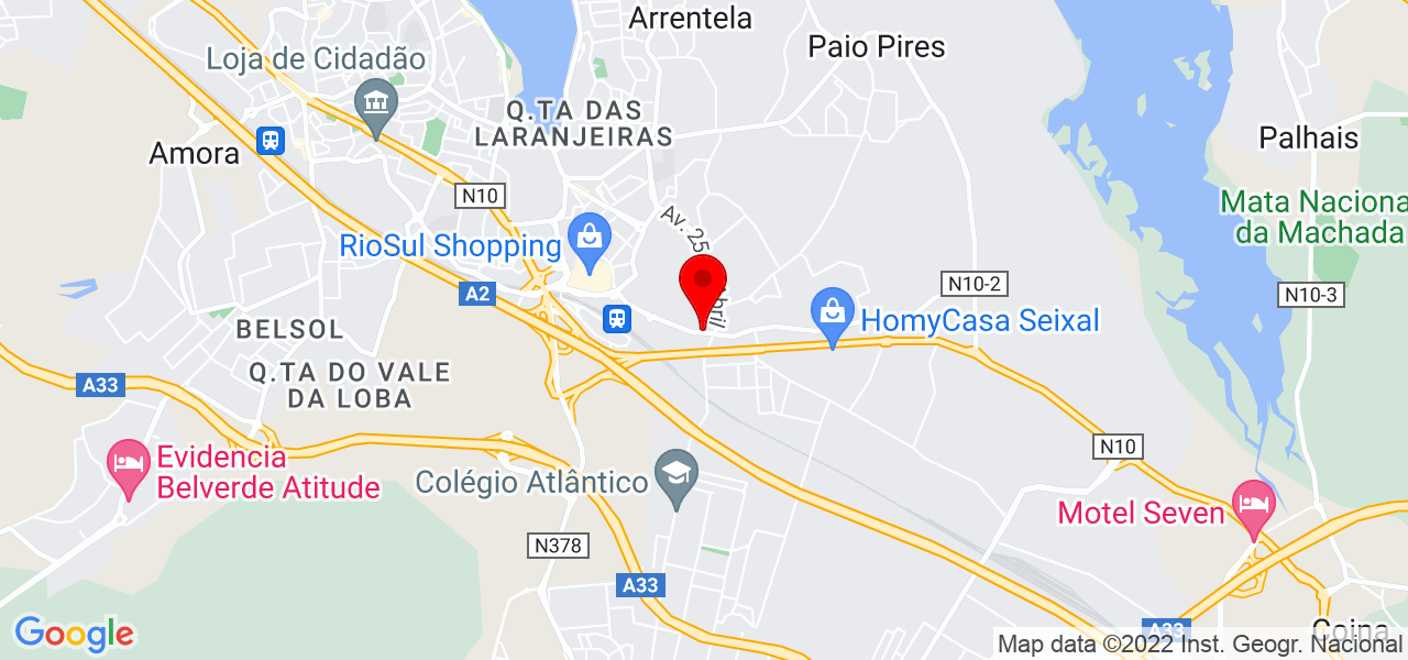 HelpT.pt - Setúbal - Seixal - Mapa