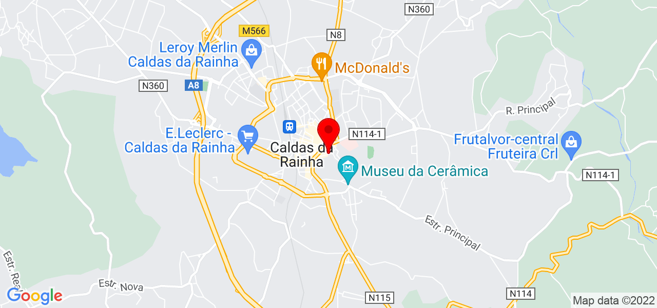 LVLZ - Leiria - Caldas da Rainha - Map