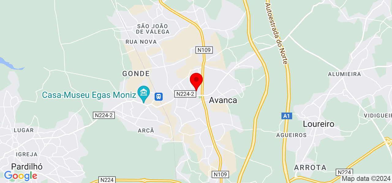 Carina Marques - Aveiro - Estarreja - Map