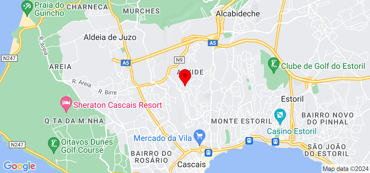Lara Hernandez - Lisboa - Cascais - Mapa