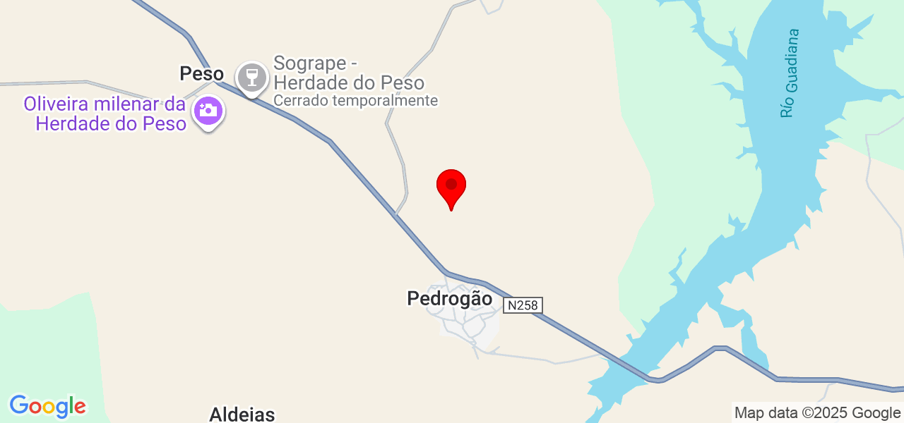 Lara Cerejo - Beja - Vidigueira - Map