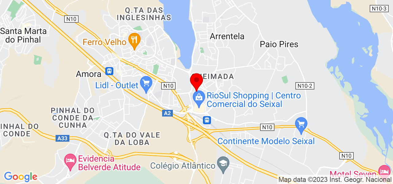 Joicearianamakeup - Setúbal - Seixal - Mapa