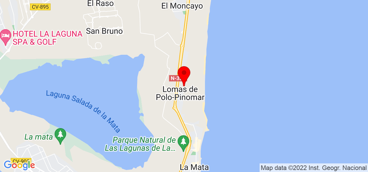 ESL TUITION ONLINE - Comunidad Valenciana - Guardamar del Segura - Mapa