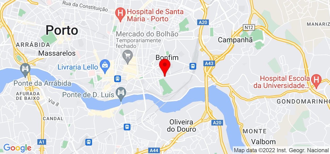 Barbearia Hero&iacute;smo lda - Porto - Porto - Mapa