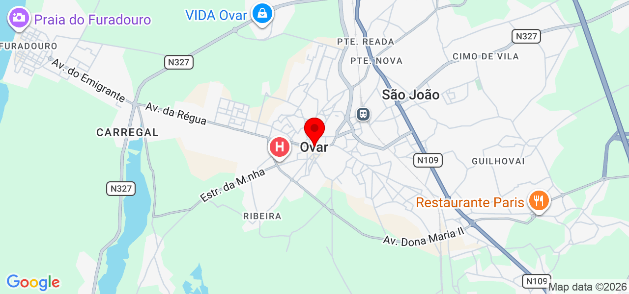 Rafaela Saramago - Aveiro - Ovar - Karte
