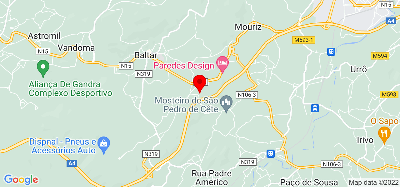 carlos ferreira - Porto - Paredes - Carte