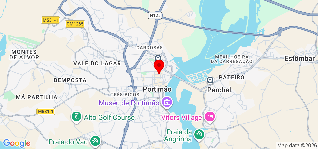 José Walter Siqueira da Silva - Faro - Portimão - Mapa