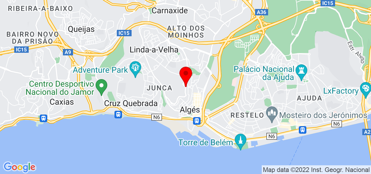 SOLNOLAR - Lisboa - Oeiras - Mapa