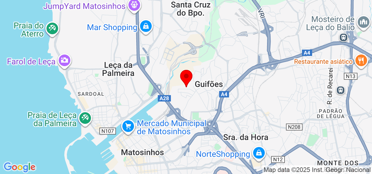 Elaine D. - Porto - Matosinhos - Map