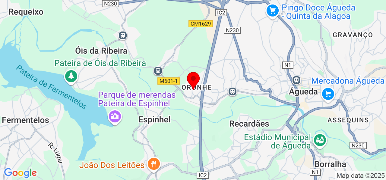 TM Campos - Aveiro - Águeda - Mapa