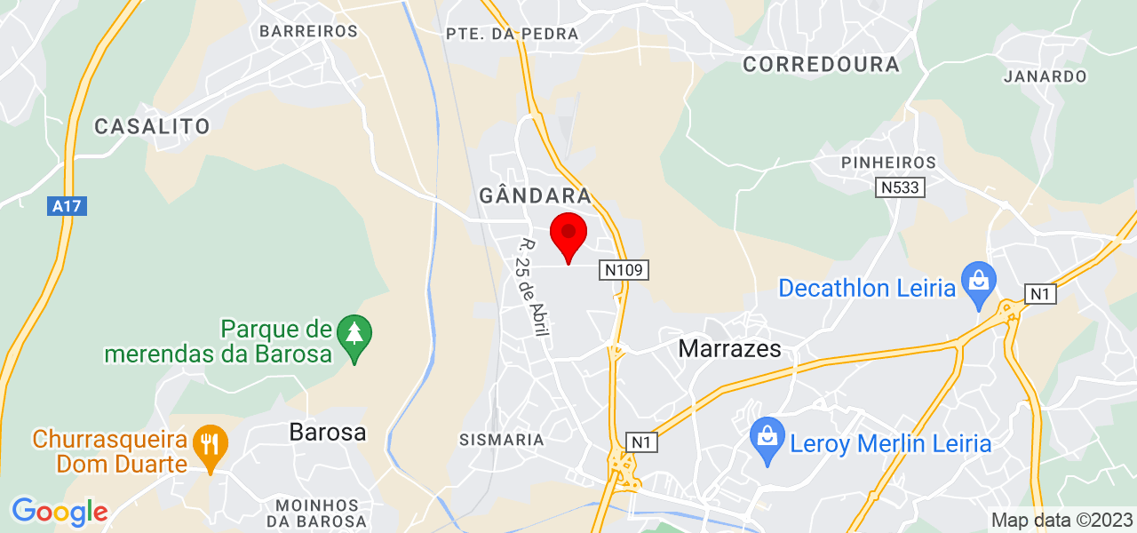 Dama Clean - Leiria - Leiria - Mapa