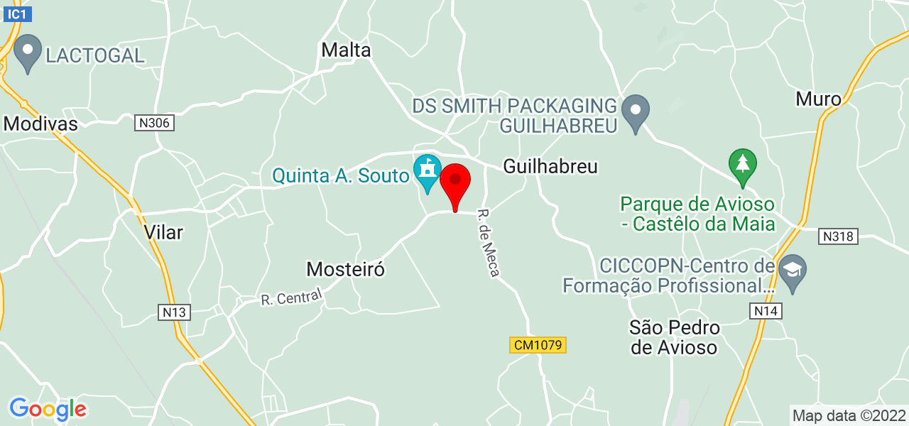 Carlos Moreno - Porto - Vila do Conde - Mapa