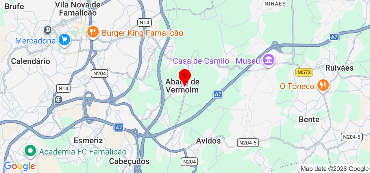 D&C - Braga - Vila Nova de Famalicão - Carte
