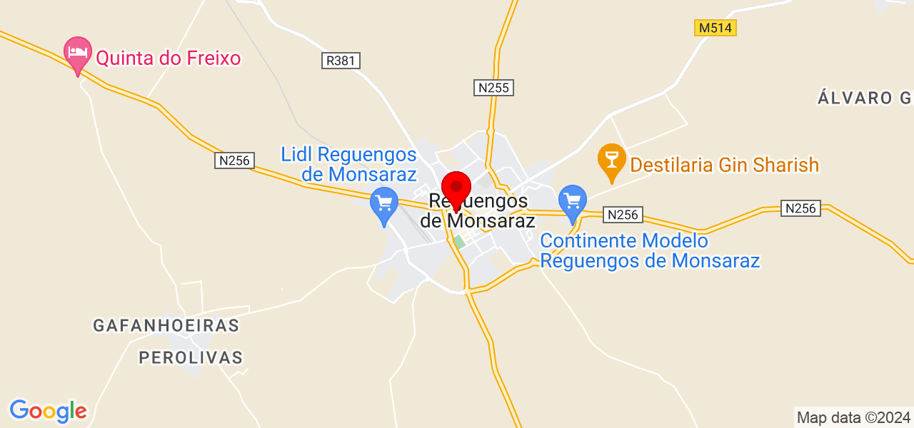 A Taropeuta - Évora - Reguengos de Monsaraz - Mapa