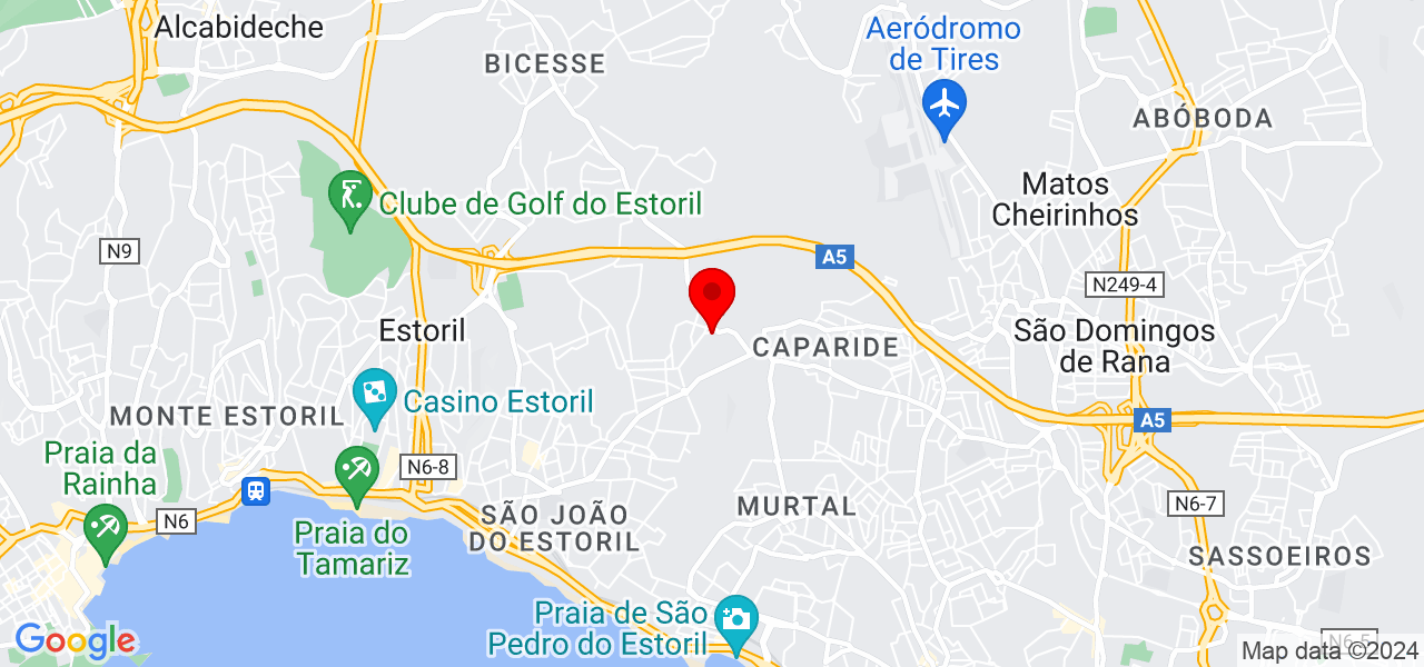 Rafaela Gomes - Lisboa - Cascais - Karte