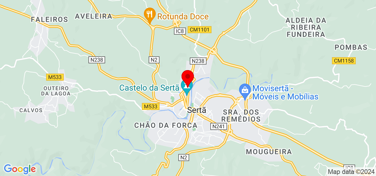 DJ Catarino - Castelo Branco - Sertã - Mapa