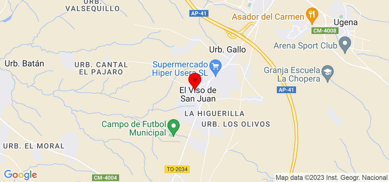 Silvia MakeupFx - Castilla-La Mancha - El Viso de San Juan - Mapa