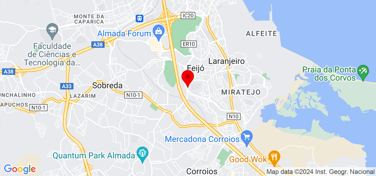 crafty.handyman - Setúbal - Almada - Map