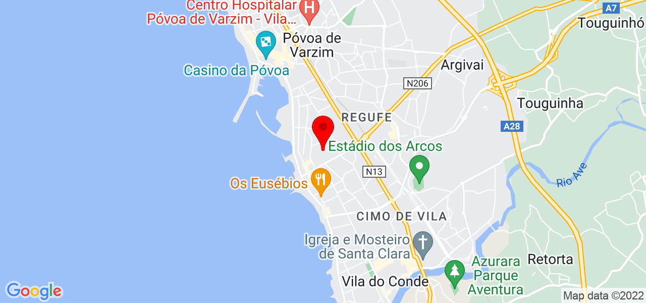 Juliana - Porto - Vila do Conde - Mapa