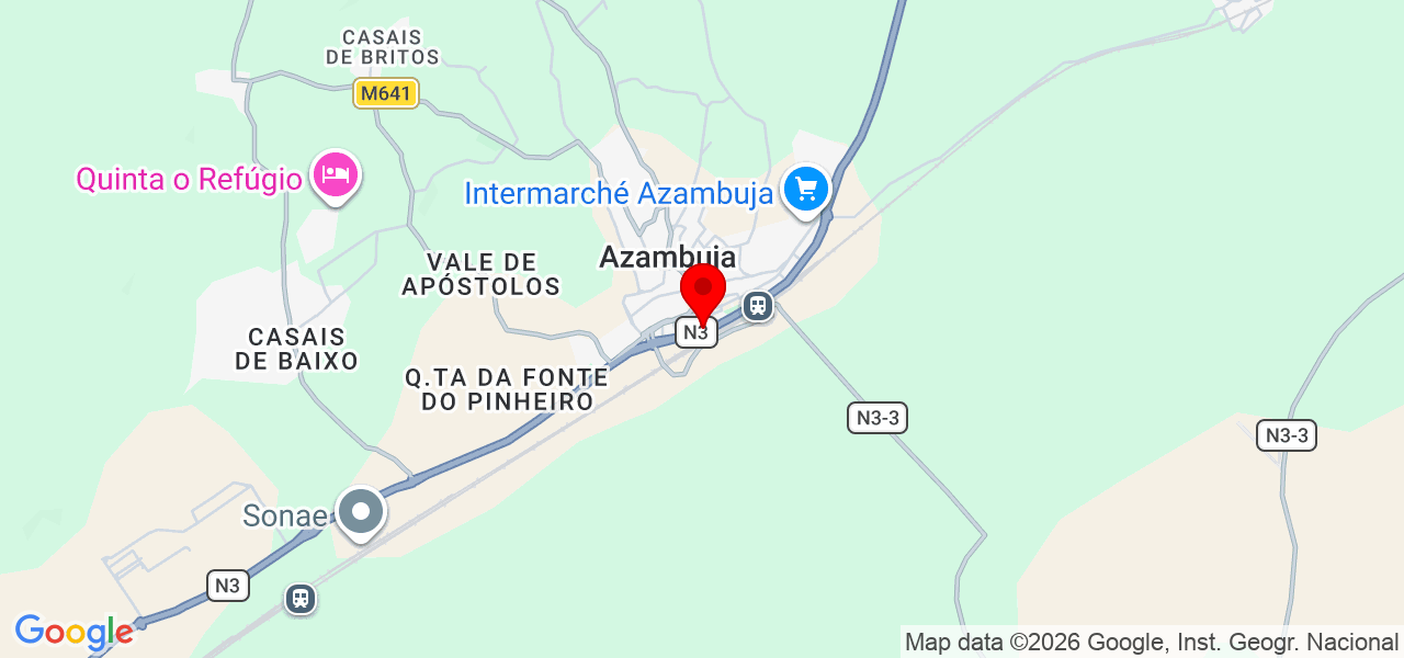 Ariana Carriço - Lisboa - Azambuja - Mapa