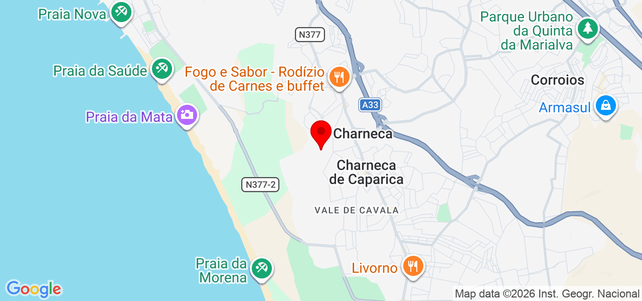Souza remodelacoes - Setúbal - Almada - Mapa