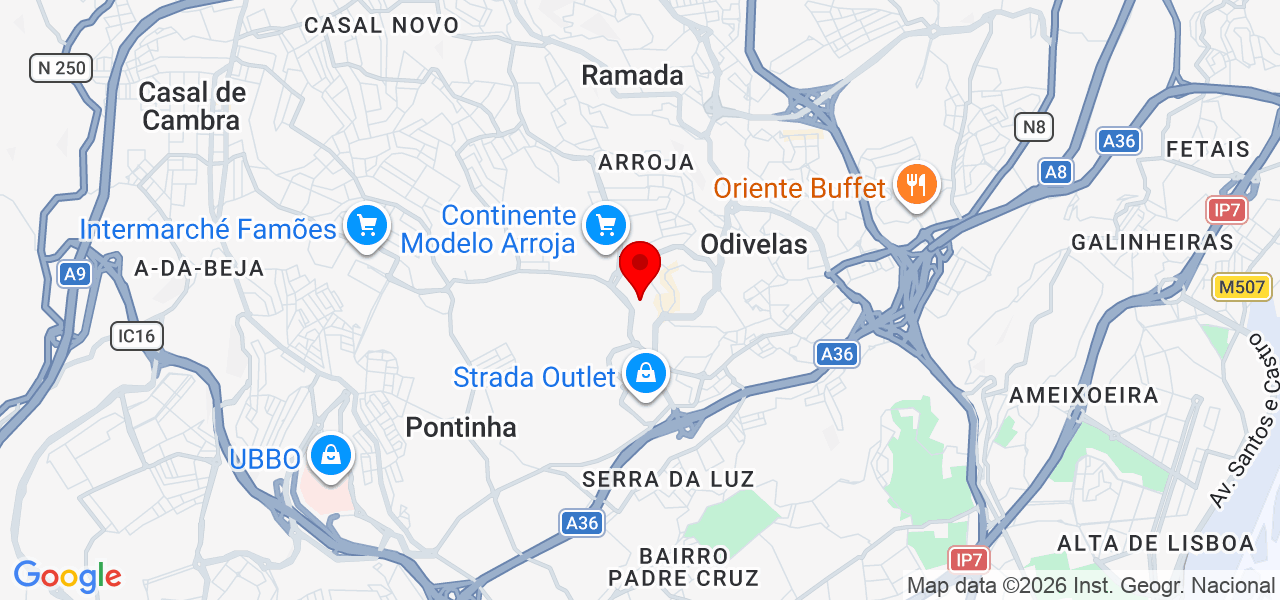 Spacicraft - Lisboa - Odivelas - Karte