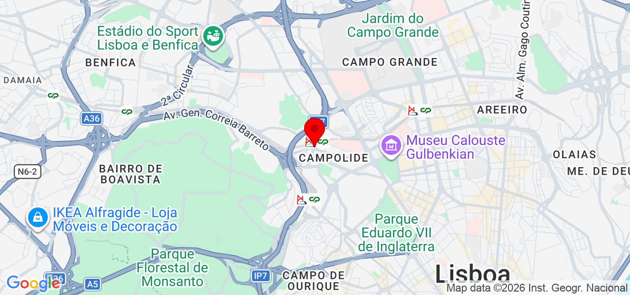 Centro do Ser Terapeuta Transpessoal e Hipnoterapia - Lisboa - Lisboa - Mapa