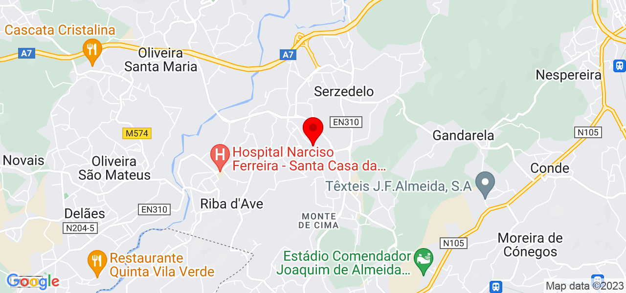 Pedro Alves - Braga - Guimarães - Mapa