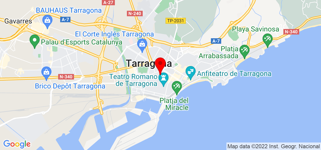 AN5 - Cataluña - Tarragona - Mapa