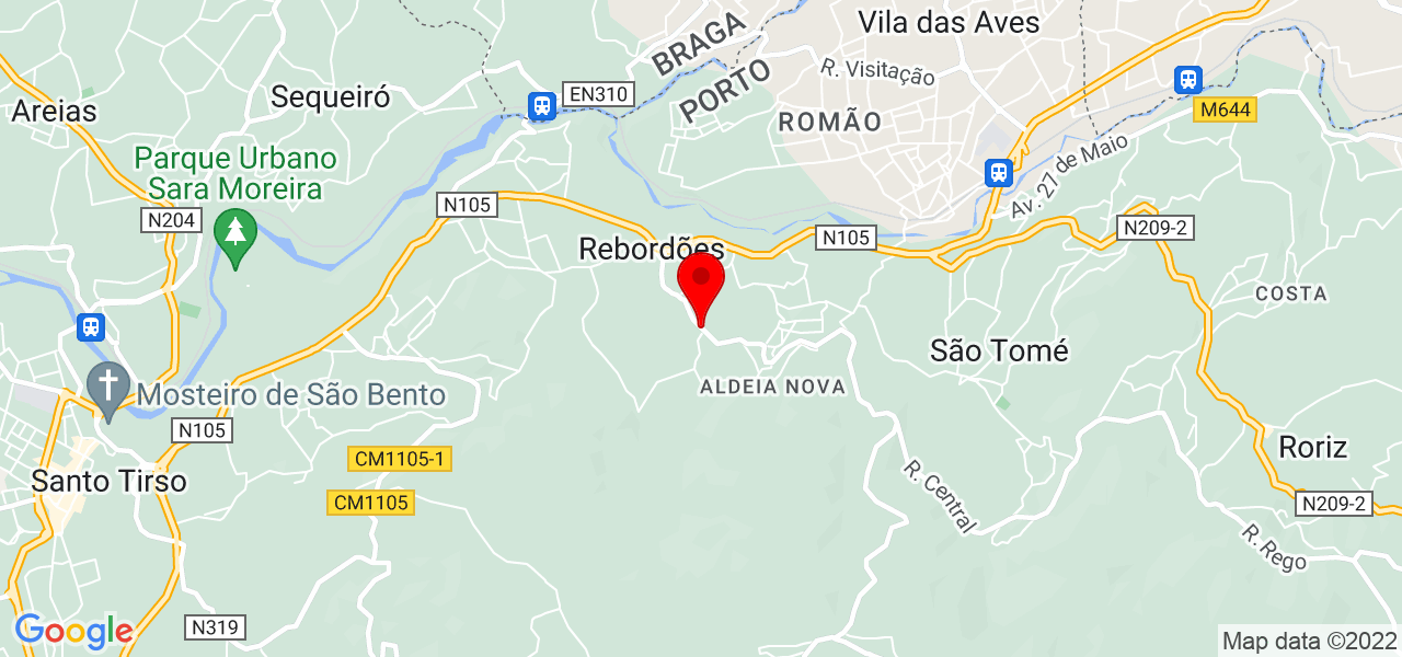 Bruno Silva - Porto - Santo Tirso - Mapa